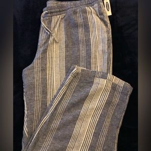 Striped Linen Pants